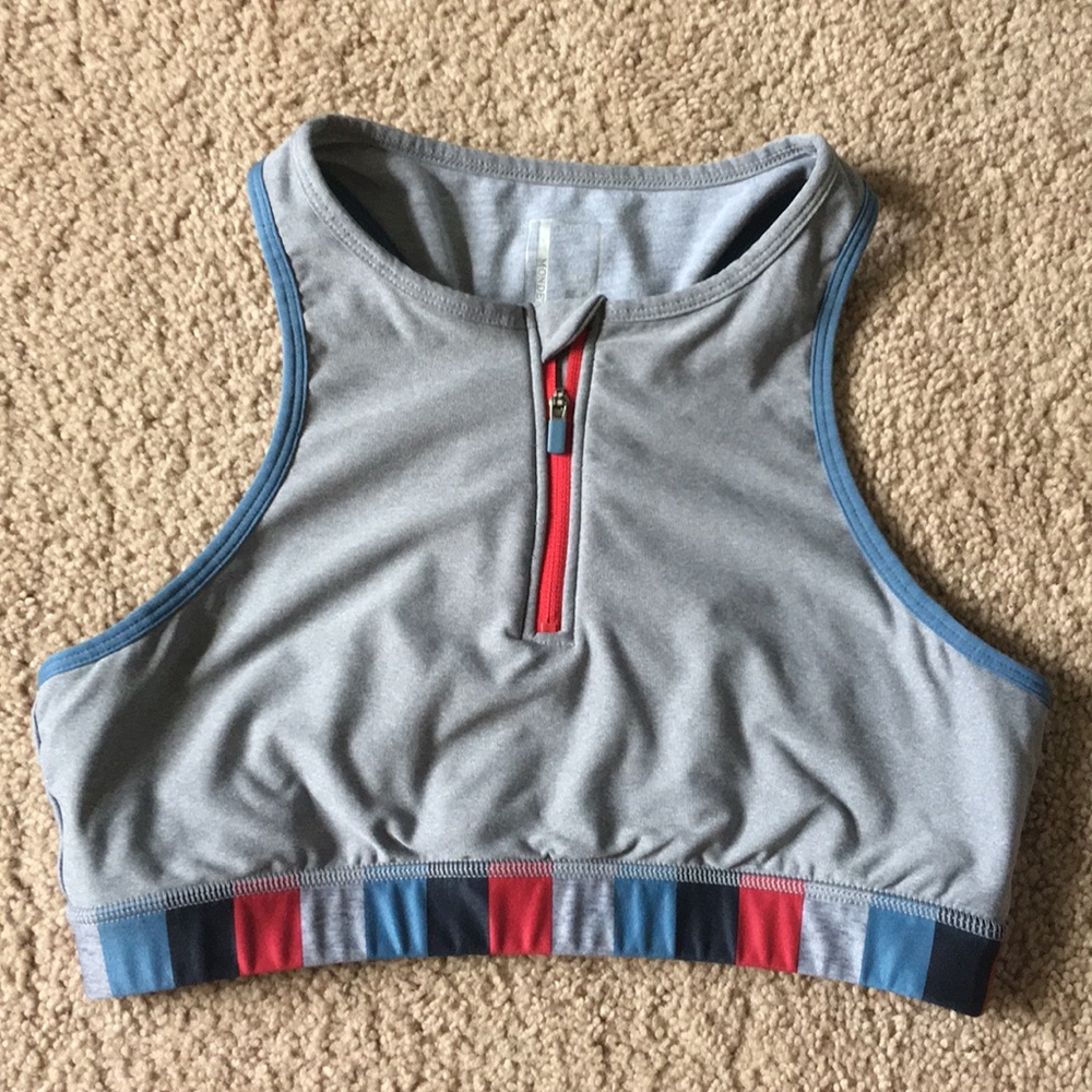 Mondetta Zip-up Sports Bra